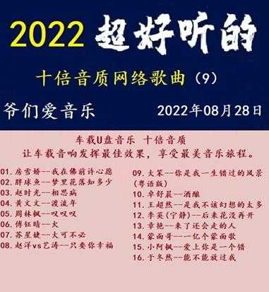 群星《2022超好听十倍音质网络歌曲（9）》WAV分轨