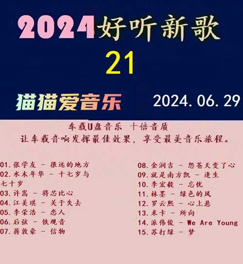 群星 -《2024好听新歌21》十倍音质 [WAV+分轨][991M]