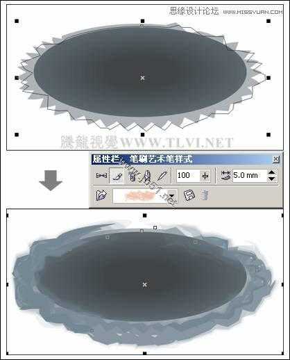 CorelDRAW(CDR)制作(绘制)中国风水墨国画实例教程分享